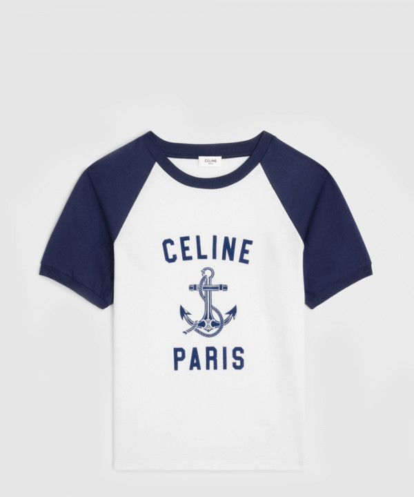 [CELINE-셀린느]파리 앵커 반팔 티셔츠 2X35G6